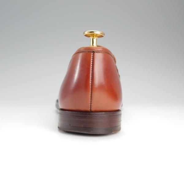 極上★クロケット&ジョーンズ 8E【定価￥86,900-★HARVARD 2/ハーバード2】コインローファー/376ラスト/茶/Crockett&Jones★i852