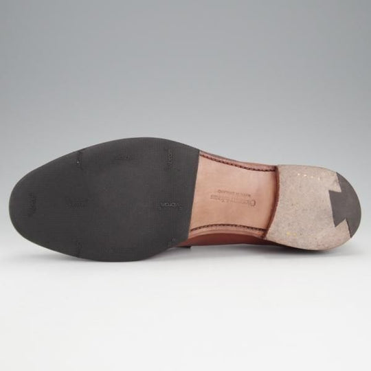 極上★クロケット&ジョーンズ 8E【定価￥86,900-★HARVARD 2/ハーバード2】コインローファー/376ラスト/茶/Crockett&Jones★i852