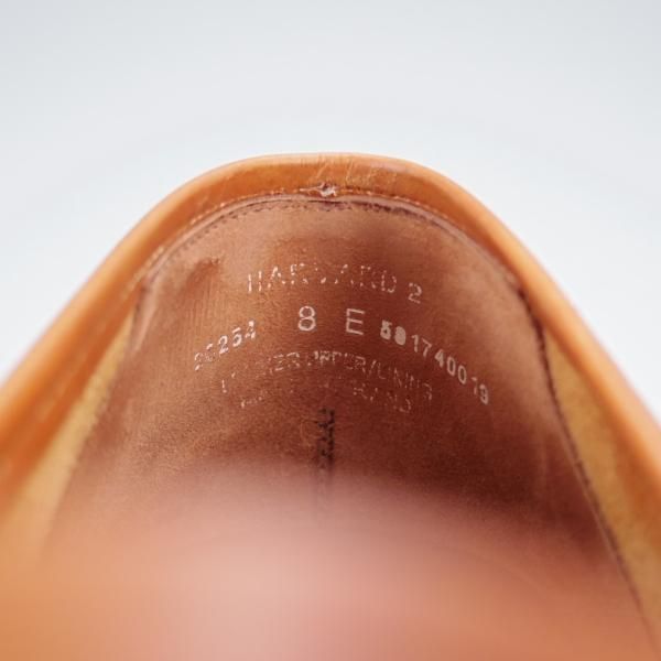 極上★クロケット&ジョーンズ 8E【定価￥86,900-★HARVARD 2/ハーバード2】コインローファー/376ラスト/茶/Crockett&Jones★i852