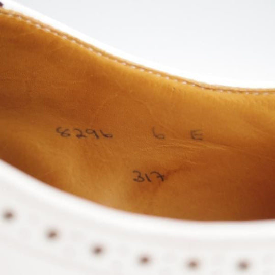 極美品★クロケット&ジョーンズ 6E【★ロイドフットウェア別注/Jシリーズ】317ラスト/スペクテイターシューズ/黒×白/Crockett&Jones★i854