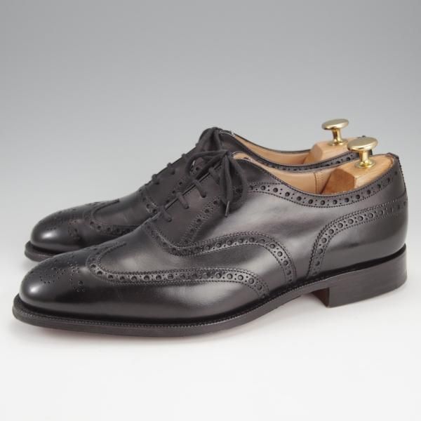 極美品★チャーチ 70F/UK7【現行定価￥176,000-★チェットウィンド/CHETWYND】173ラスト/フルブローグ/カーフ/黒/メンズ/Church's★i855