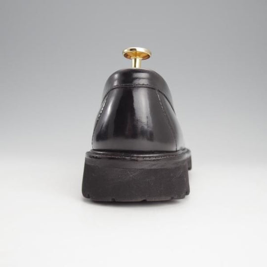 美品★G.H.BASS/ジーエイチバス US7.5【定価￥24,200-★11535W/コインローファー】黒/ポリッシュレザー/メンズ★i861