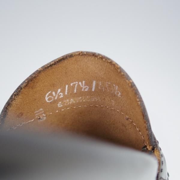 美品★G.H.BASS/ジーエイチバス US7.5【定価￥24,200-★11535W/コインローファー】黒/ポリッシュレザー/メンズ★i861