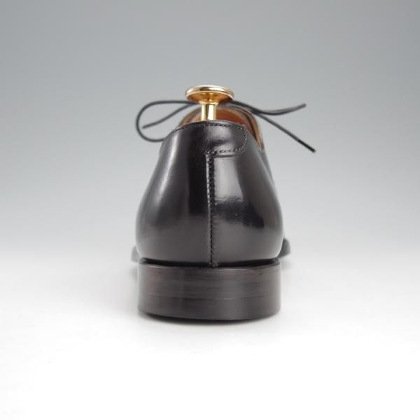 極美品★クロケット&ジョーンズ 6E【定価￥86,900-★HALLAM/348ラスト】ハラム/ストレートチップ/カーフ/黒/メンズ/Crockett&Jones★i867