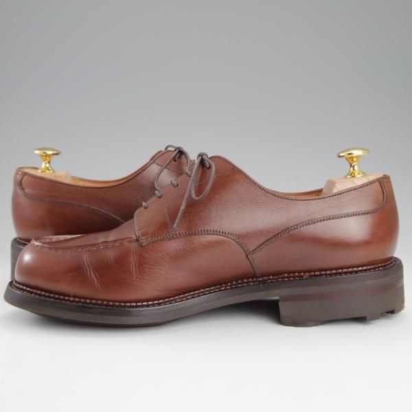 ★J.M.ウエストン 6E【現行定価￥143,000-★ゴルフ/GOLF】641/旧ロゴ/ヴィンテージ/31ラスト/Uチップ/カーフ/茶/Weston/ウェストン★i872