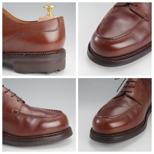 ★J.M.ウエストン 6E【現行定価￥143,000-★ゴルフ/GOLF】641/旧ロゴ/ヴィンテージ/31ラスト/Uチップ/カーフ/茶/Weston/ウェストン★i872