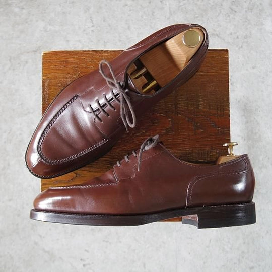 ★ジョンロブ 8EE【名作★CHAMBORD/スキンステッチ仕様/8695ラスト】シャンボード/Uチップ/カーフ/濃茶/メンズ/JOHN LOBB★i873