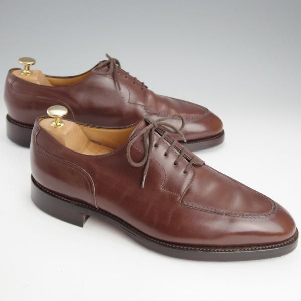 ★ジョンロブ 8EE【名作★CHAMBORD/スキンステッチ仕様/8695ラスト】シャンボード/Uチップ/カーフ/濃茶/メンズ/JOHN LOBB★i873