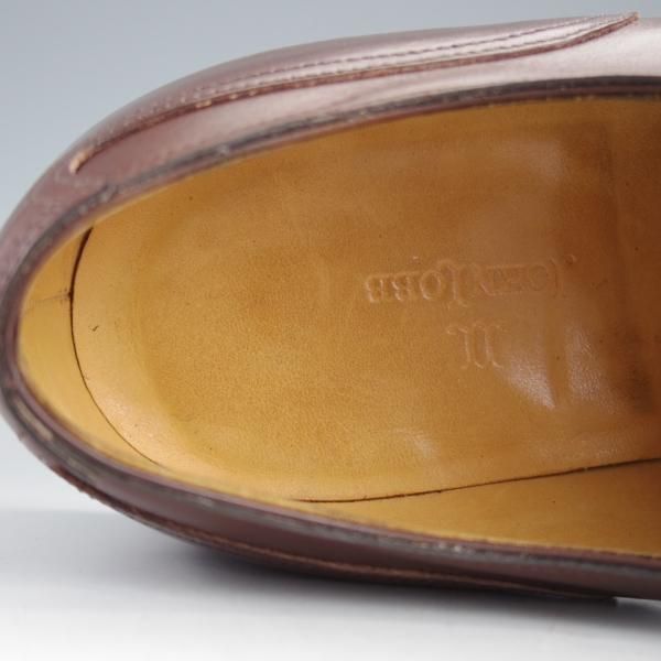 ★ジョンロブ 8EE【名作★CHAMBORD/スキンステッチ仕様/8695ラスト】シャンボード/Uチップ/カーフ/濃茶/メンズ/JOHN LOBB★i873