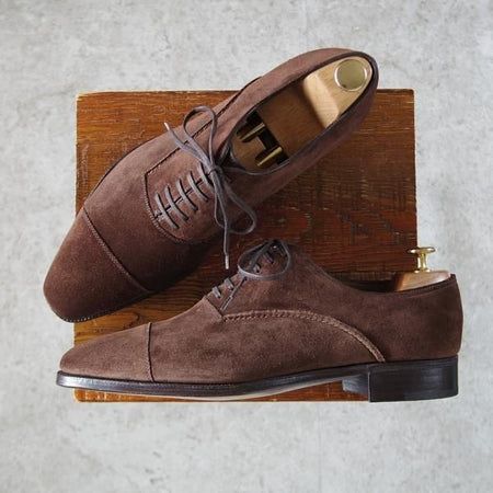 未使用★ジョンロブ 8E【貴重★イヤーモデル(2011年)/プレステージライン】8000ラスト/ストレートチップ/スエード/濃茶/JOHN LOBB★i875