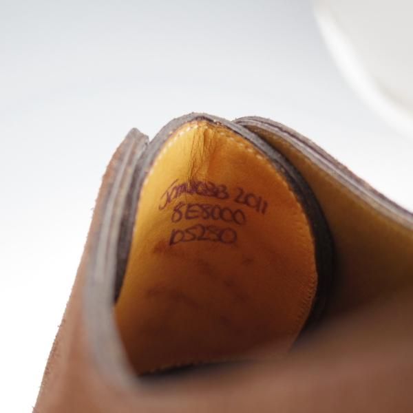 未使用★ジョンロブ 8E【貴重★イヤーモデル(2011年)/プレステージライン】8000ラスト/ストレートチップ/スエード/濃茶/JOHN LOBB★i875