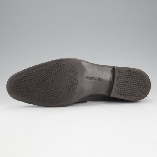 極上★(伊製)HERMES/エルメス SIZE 40【定価10万円以上★コインローファー/黒】カーフ/メンズ★i880