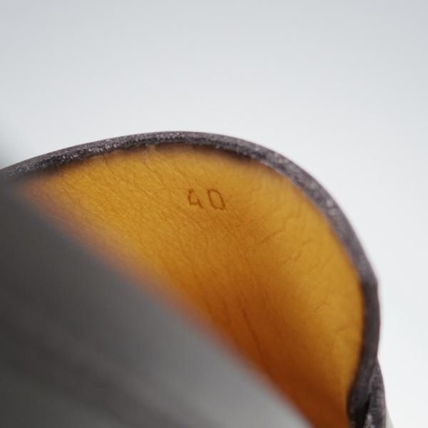 極上★(伊製)HERMES/エルメス SIZE 40【定価10万円以上★コインローファー/黒】カーフ/メンズ★i880