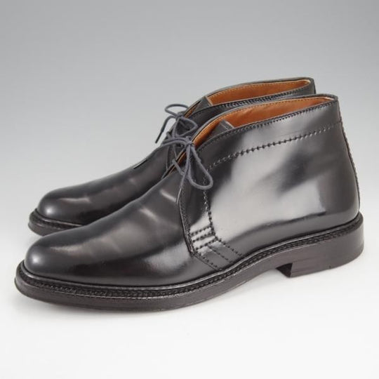 極美品★オールデン 6.5C【定価￥189,200-★コードバン仕様/1340】バリーラスト/チャッカブーツ/黒/メンズ/Alden★i883