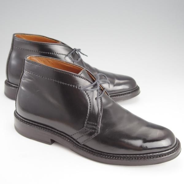 極美品★オールデン 6.5C【定価￥189,200-★コードバン仕様/1340】バリーラスト/チャッカブーツ/黒/メンズ/Alden★i883