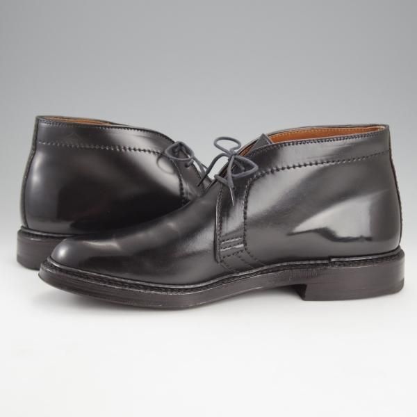 極美品★オールデン 6.5C【定価￥189,200-★コードバン仕様/1340】バリーラスト/チャッカブーツ/黒/メンズ/Alden★i883