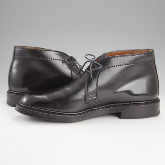 極美品★オールデン 6.5C【定価￥189,200-★コードバン仕様/1340】バリーラスト/チャッカブーツ/黒/メンズ/Alden★i883