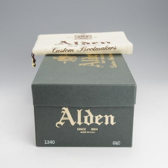 極美品★オールデン 6.5C【定価￥189,200-★コードバン仕様/1340】バリーラスト/チャッカブーツ/黒/メンズ/Alden★i883