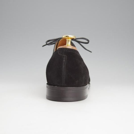 極美品★ジョンロブ 8E【現行定価￥195,800-★CITY 2/シティ/7000ラスト】ストレートチップ/スエード/黒/メンズ/JOHN LOBB★i884