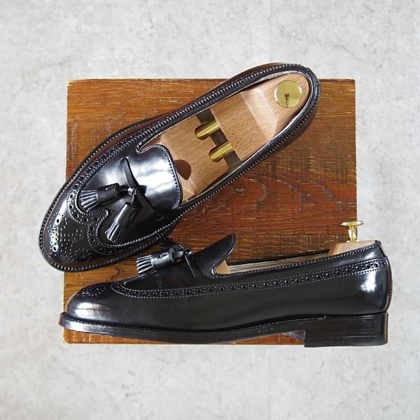 Alden BEAMS別注 ブラックタッセルローファー8D 3906 所有している革靴