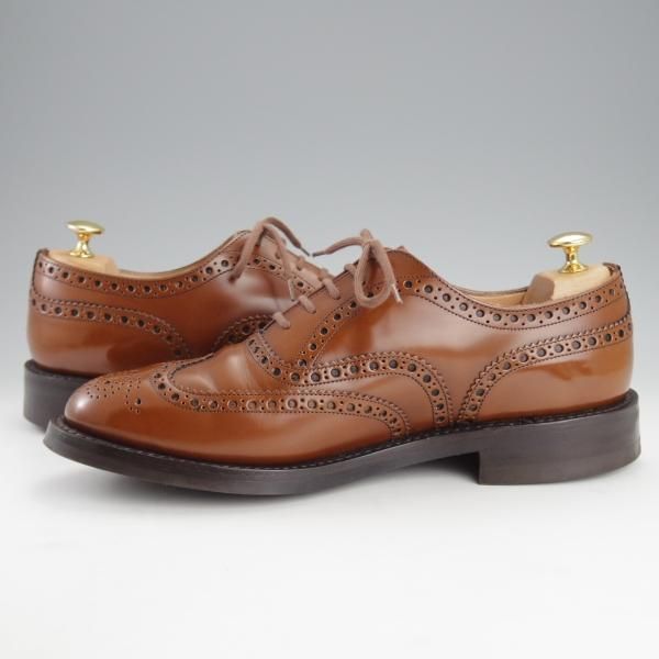 極美品★チャーチ 90F/UK9【現行定価￥176,000-★ダイナイトソール仕様/BURWOOD R】バーウッド/81ラスト/フルブローグ/Church's★i887
