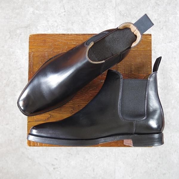 極上★クロケット&ジョーンズ 6E【定価￥101,200-★CHELSEA 3/チェルシー 3】サイドゴアブーツ/238ラスト/黒/Crockett&Jones★i888
