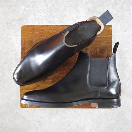 極上★クロケット&ジョーンズ 6E【定価￥101,200-★CHELSEA 3/チェルシー 3】サイドゴアブーツ/238ラスト/黒/Crockett&Jones★i888