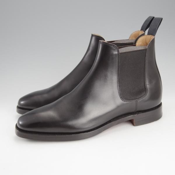 極上★クロケット&ジョーンズ 6E【定価￥101,200-★CHELSEA 3/チェルシー 3】サイドゴアブーツ/238ラスト/黒/Crockett&Jones★i888