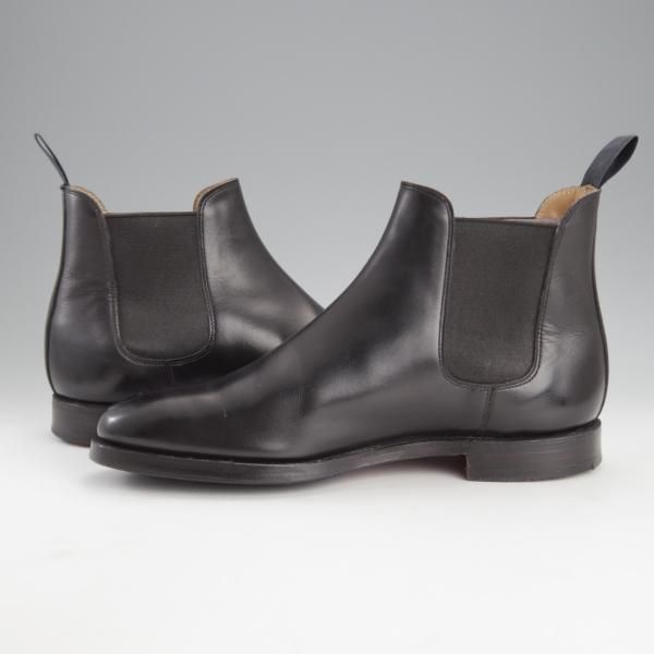 極上★クロケット&ジョーンズ 6E【定価￥101,200-★CHELSEA 3/チェルシー 3】サイドゴアブーツ/238ラスト/黒/Crockett&Jones★i888