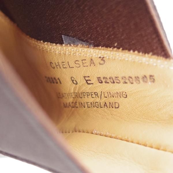 極上★クロケット&ジョーンズ 6E【定価￥101,200-★CHELSEA 3/チェルシー 3】サイドゴアブーツ/238ラスト/黒/Crockett&Jones★i888