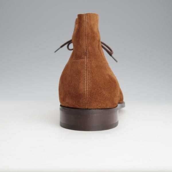 未使用★ジョンロブ 8.5E【同系モデル定価￥290,400-★ROMSEY 2/ロムゼイ 2】8000ラスト/チャッカブーツ/スエード/茶/JOHN LOBB★i892