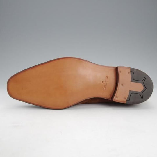 未使用★ジョンロブ 8.5E【同系モデル定価￥290,400-★ROMSEY 2/ロムゼイ 2】8000ラスト/チャッカブーツ/スエード/茶/JOHN LOBB★i892