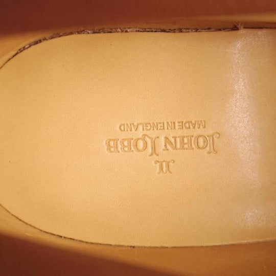 未使用★ジョンロブ 8.5E【同系モデル定価￥290,400-★ROMSEY 2/ロムゼイ 2】8000ラスト/チャッカブーツ/スエード/茶/JOHN LOBB★i892