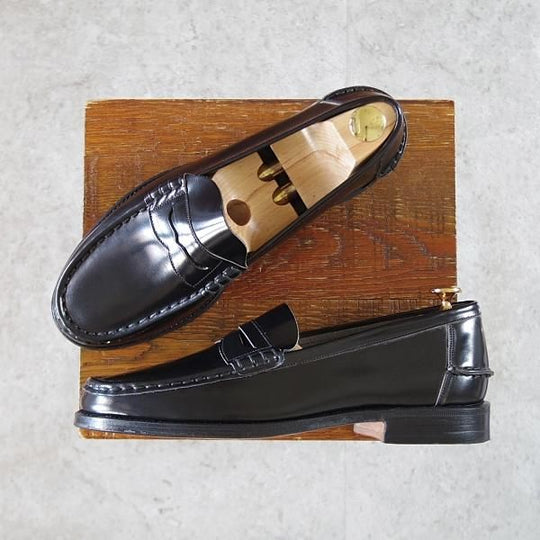 未使用★チャーチ 70F/UK7【旧チャーチ★ブックバインダーカーフ/LICHFIELD】96ラスト/コインローファー/黒/メンズ/Church's★i894