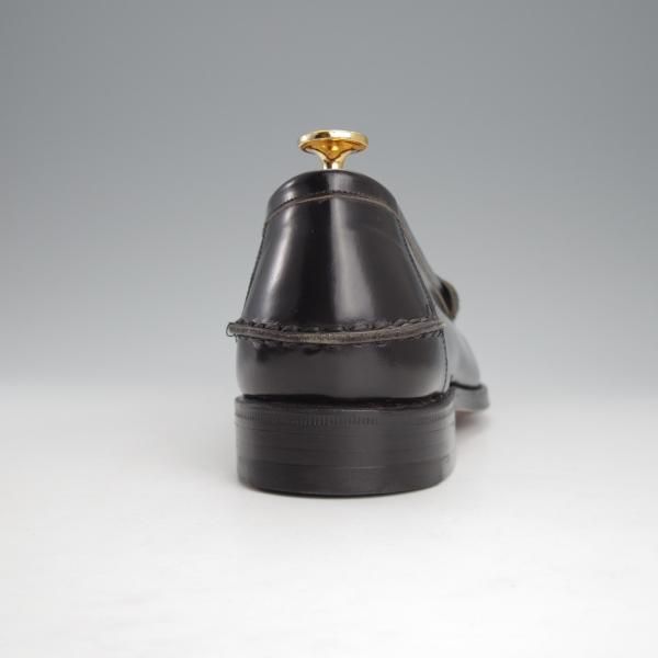 未使用★チャーチ 70F/UK7【旧チャーチ★ブックバインダーカーフ/LICHFIELD】96ラスト/コインローファー/黒/メンズ/Church's★i894