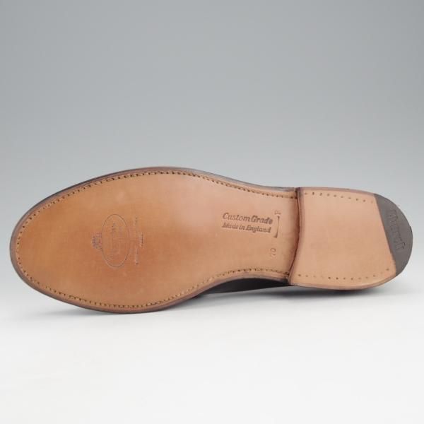 未使用★チャーチ 70F/UK7【旧チャーチ★ブックバインダーカーフ/LICHFIELD】96ラスト/コインローファー/黒/メンズ/Church's★i894