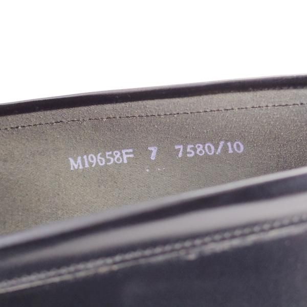 未使用★チャーチ 70F/UK7【旧チャーチ★ブックバインダーカーフ/LICHFIELD】96ラスト/コインローファー/黒/メンズ/Church's★i894