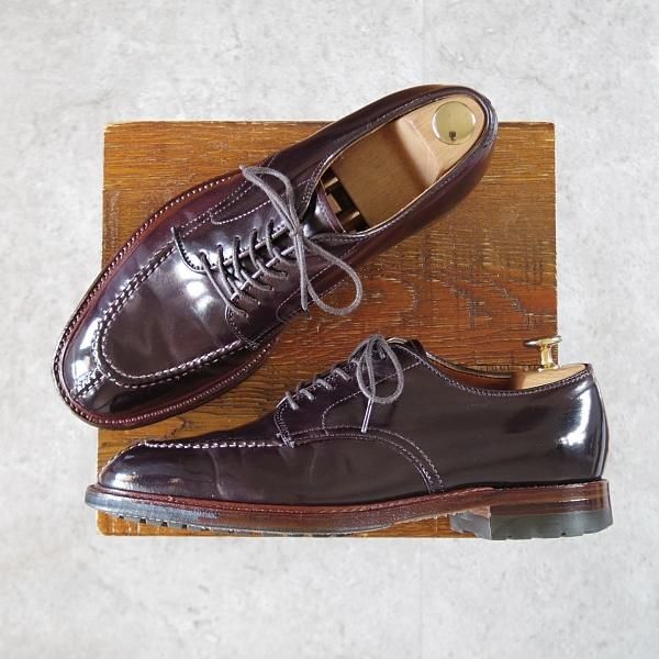 極上★オールデン 7D【貴重★コードバン/プラザラスト仕様のNST/アンティークエッジ】4330CY/ノルウィージャンフロント/赤茶/Alden★i895