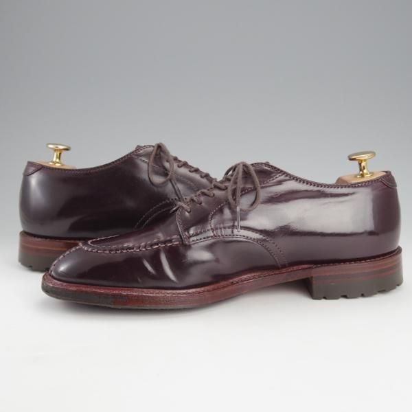 極上★オールデン 7D【貴重★コードバン/プラザラスト仕様のNST/アンティークエッジ】4330CY/ノルウィージャンフロント/赤茶/Alden★i895