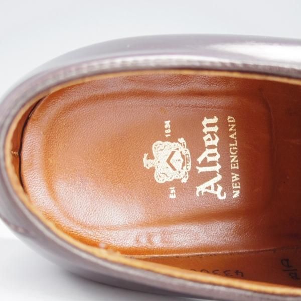 極上★オールデン 7D【貴重★コードバン/プラザラスト仕様のNST/アンティークエッジ】4330CY/ノルウィージャンフロント/赤茶/Alden★i895