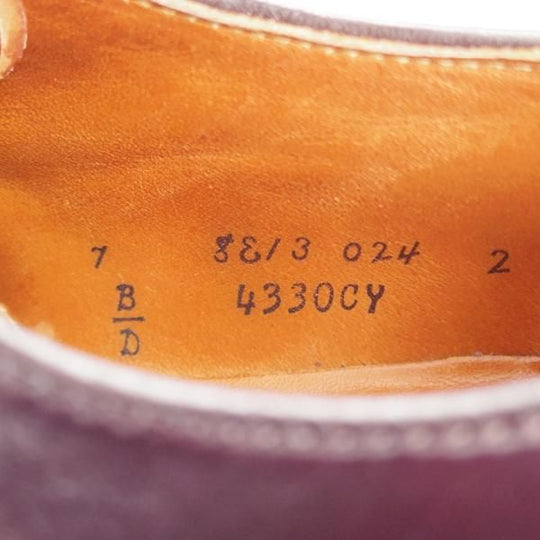 極上★オールデン 7D【貴重★コードバン/プラザラスト仕様のNST/アンティークエッジ】4330CY/ノルウィージャンフロント/赤茶/Alden★i895