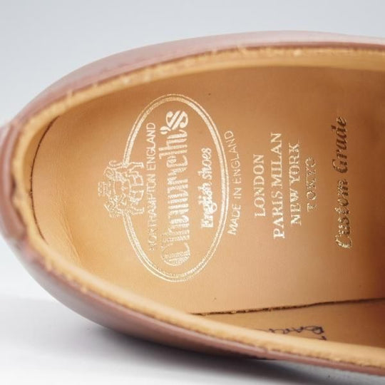 未使用★チャーチ 80F/UK8【シャノンと同じ103ラスト★プレーントゥ/5都市ロゴ】BARKSON/カーフ/茶/WALNUT/メンズ/Church's★i896