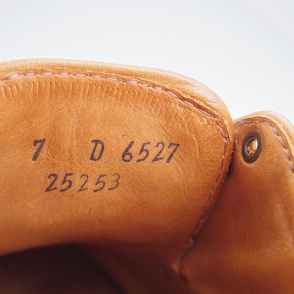 未使用★(米)アレンエドモンズ 7D【現行定価8.5万円程度★Sanford/サンフォード】セミブローグ/カーフ/薄茶/ALLEN EDMONDS★i897