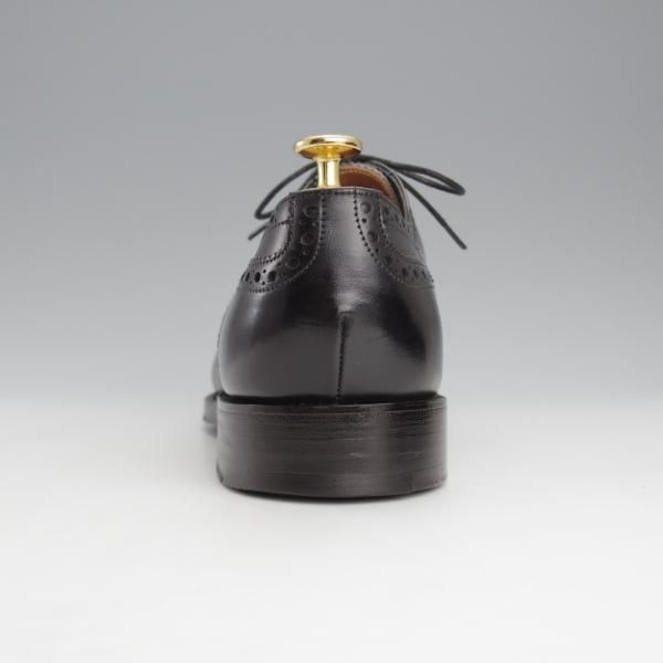 極美品★(英)チーニー 8.5F【定価￥63,720-★セミブローグ/KINGS CLIFFE】1886ラスト/カーフ/黒/メンズ/CHEANEY★i898