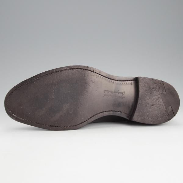 極美品★(英)チーニー 8.5F【定価￥63,720-★セミブローグ/KINGS CLIFFE】1886ラスト/カーフ/黒/メンズ/CHEANEY★i898
