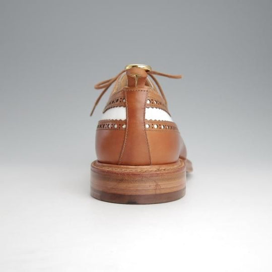 未使用★クロケット&ジョーンズ UK7.5/US8D【貴重★ブラックフリース別注/(米)トムブラウン監修】茶×白/ブルックスブラザーズ★i909