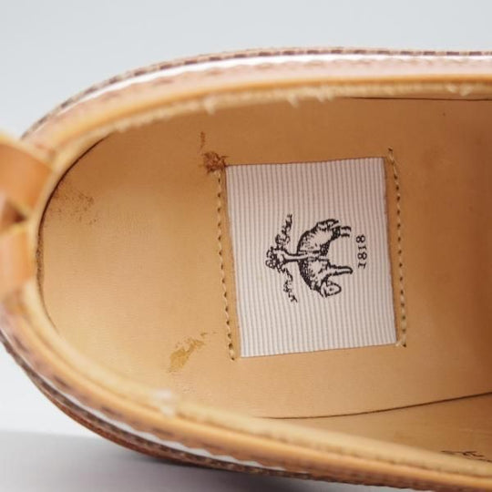 未使用★クロケット&ジョーンズ UK7.5/US8D【貴重★ブラックフリース別注/(米)トムブラウン監修】茶×白/ブルックスブラザーズ★i909