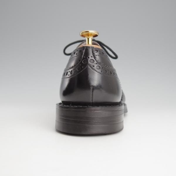 極美品★チャーチ 75F/UK7.5【定価￥160,600-★ダイナイトソール仕様/BURWOOD R】バーウッド/81ラスト/フルブローグ/黒/Church's★i913