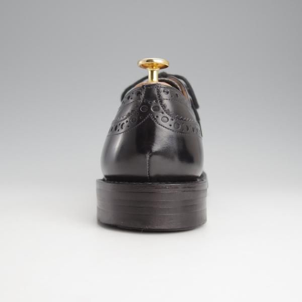 極美品★チャーチ 75F/UK7.5【定価￥160,600-★ダイナイトソール仕様/BURWOOD R】バーウッド/81ラスト/フルブローグ/黒/Church's★i913