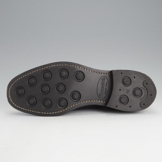 極美品★チャーチ 75F/UK7.5【定価￥160,600-★ダイナイトソール仕様/BURWOOD R】バーウッド/81ラスト/フルブローグ/黒/Church's★i913